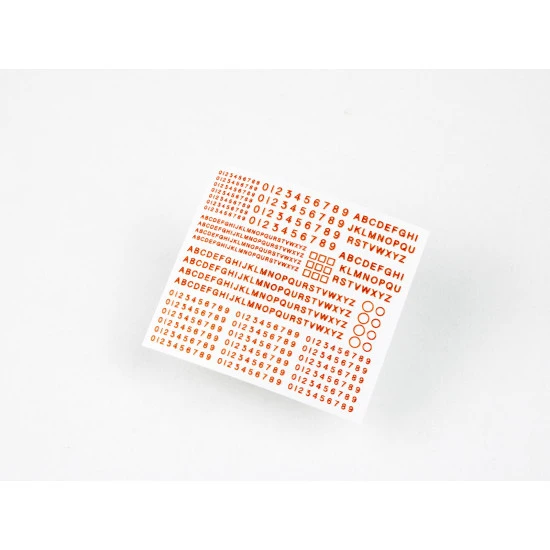 Red Fox Qs-35016 1/35 Numbers And Letters For British Afvs Vol 01