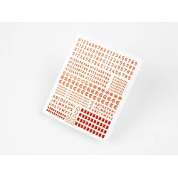 Red Fox Qs-35016 1/35 Numbers And Letters For British Afvs Vol 01