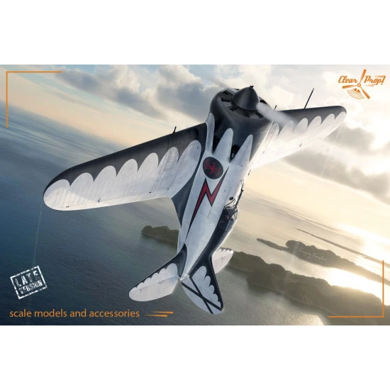 Clear Prop 4822 1/48 I 16 Type 5 In The Sky Of Spain Late Version Plastic Model