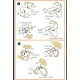 Clear Prop Cpa72122 1/72 Mirage 2000d Double-sided Painting Mask On Yellow Kabuki Paper For Modelsvit Kit 72075 Clear Prop Cpa72122 1/72 Mirage 2000d Double-sided Painting Mask On Yellow Kabuki Paper For Modelsvit Kit 72075