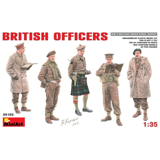 WWII British officers 1/35 Miniart 35165 WWII British officers 1/35 Miniart 35165