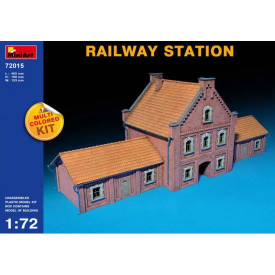 Railway station 1/72 Miniart 72015