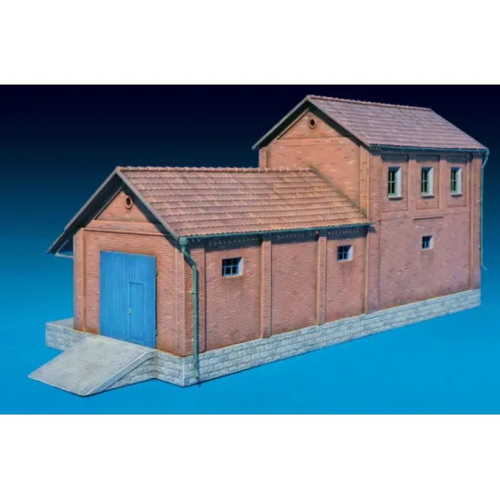 Us Stock Service Station 1/72 Miniart 72028