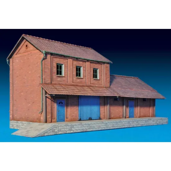 Us Stock Service Station 1/72 Miniart 72028