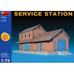 Us Stock Service Station 1/72 Miniart 72028