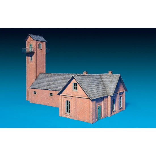 Fire station 1/72 Miniart 72032