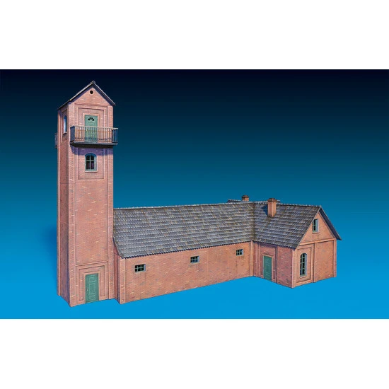 Fire station 1/72 Miniart 72032