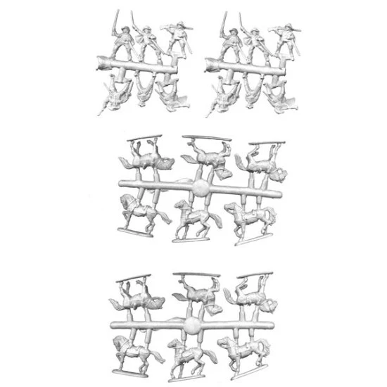 French mounted guards of Cardinal Richelieu 1/72 MARS figures 72046