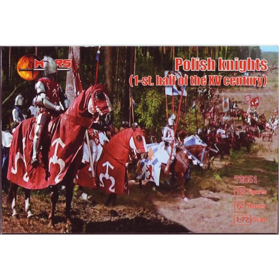 Polish knights, 1st half of the XV century 1/72 MARS figures 72051