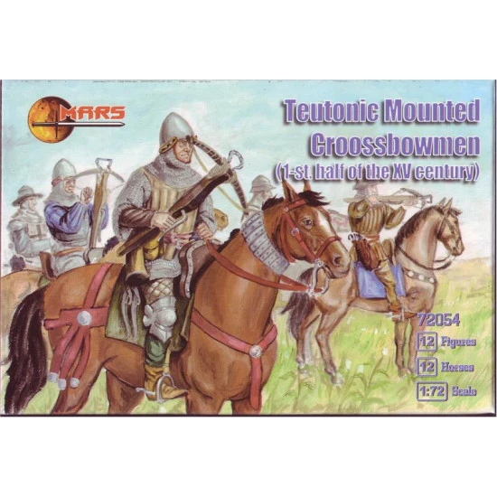 Teutonic mounted crossbowmen, 1-st half of the XV century 1/72 MARS figures 72054