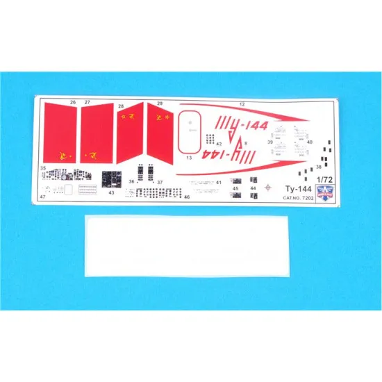 Tupolev Tu-144 Supersonic airliner 1/72 ModelSvit 7203