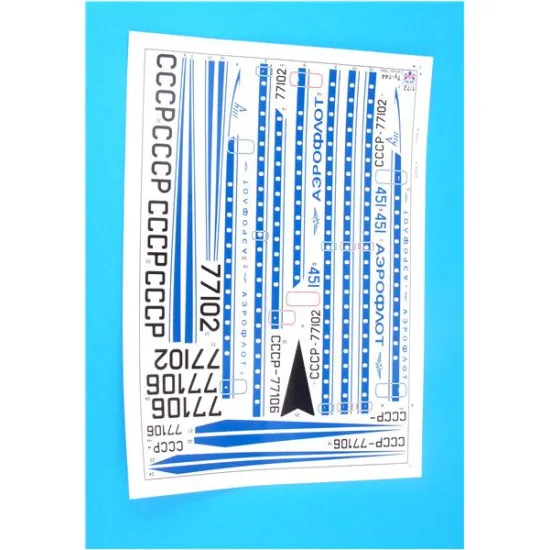 Tupolev Tu-144 Supersonic airliner 1/72 ModelSvit 7203