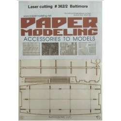 Orel 362/2 1/200 C 30 Baltimore Laser Cutting Model Kit