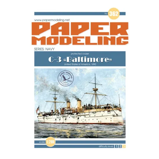 Orel 362/2 1/200 C 30 Baltimore Laser Cutting Model Kit