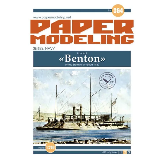 Orel 364/2 1/200 Uss Benton Laser Cutting Model Kit