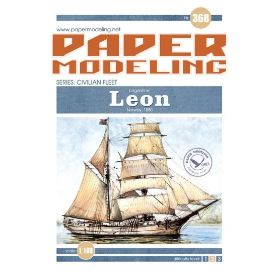 Orel 368/2 1/100 Leon Laser Cutting Model Kit