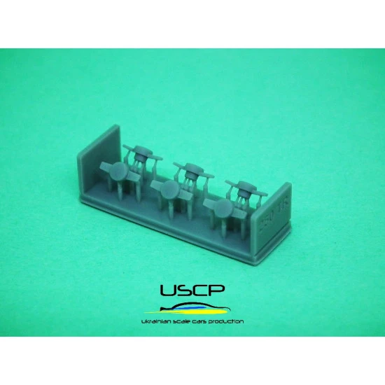 Uscp 24p175 1/24 16 Inch Italian Wire Wheels With Tires For 250 Testa Rossa For Hasegawa Kits 21219, 20242, 20246