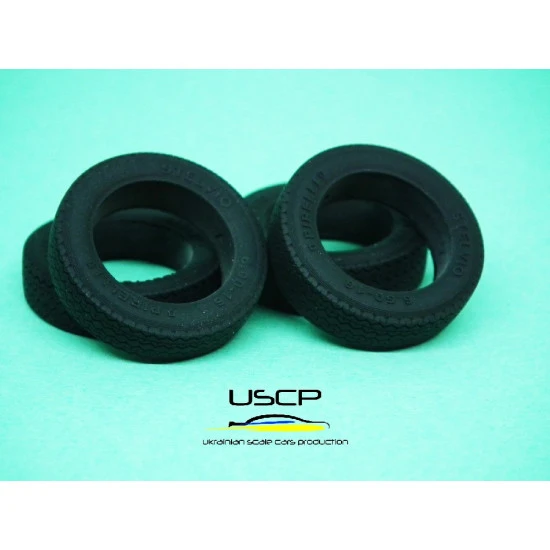 Uscp 24p175 1/24 16 Inch Italian Wire Wheels With Tires For 250 Testa Rossa For Hasegawa Kits 21219, 20242, 20246