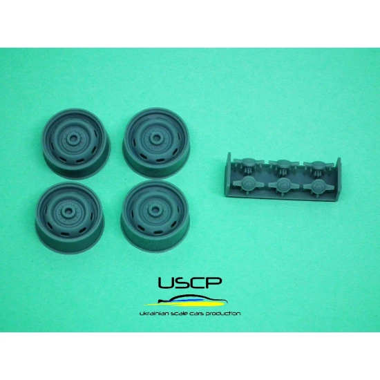 Uscp 24p180 1/24 Resin Wheels 16 Inch For Mercedes 300 Sl For Tamiya Kits