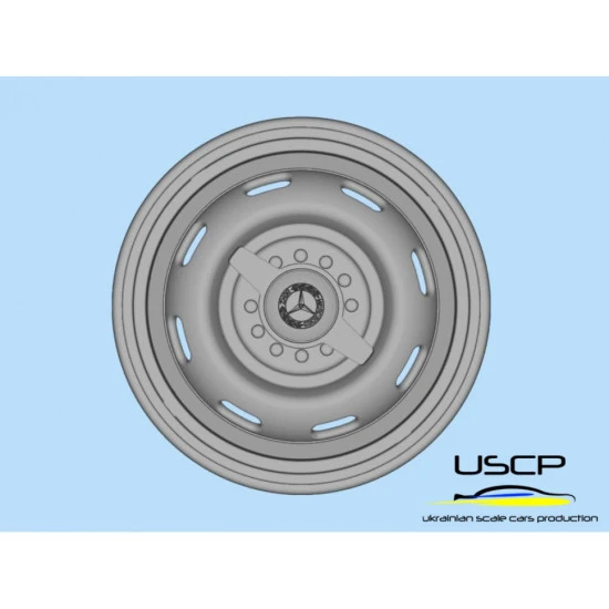 Uscp 24p180 1/24 Resin Wheels 16 Inch For Mercedes 300 Sl For Tamiya Kits