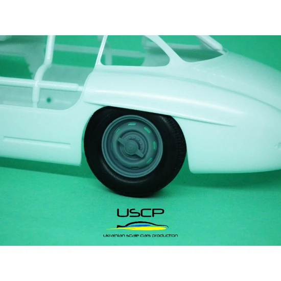 Uscp 24p180 1/24 Resin Wheels 16 Inch For Mercedes 300 Sl For Tamiya Kits