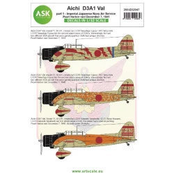 Ask D32047 1/32 Aichi D3a1 Val Part 1 Pearl Harbor Raid Imperial Japanese Army Air Service