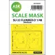 Ask M48001 1/48 Painting Mask For Su-27k Sea Flanker / Su-33 Flanker D Minibase