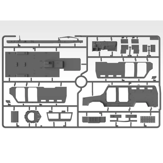 Icm 35016 1/35 Kozak2 State Border Guard Service Of Ukraine Armored Car