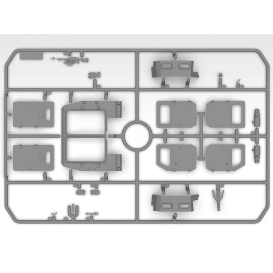 Icm 35016 1/35 Kozak2 State Border Guard Service Of Ukraine Armored Car