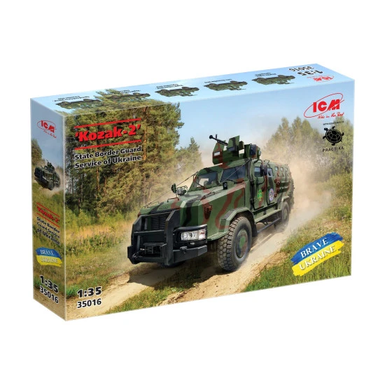 Icm 35016 1/35 Kozak2 State Border Guard Service Of Ukraine Armored Car