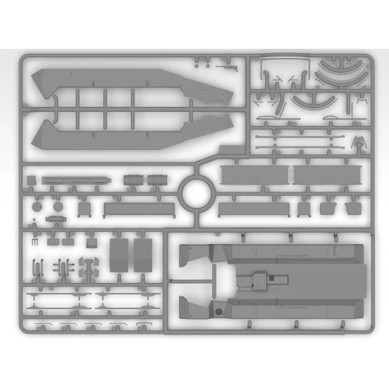 Icm 35114 1/35 Krankenpanzerwagen Sd.kfz.251 8 Ausf.a Wwii German Ambulance With Military Medical Personnel