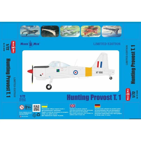 Mikro Mir 72-028-1 1/72 Hunting Provost T15 Limited Edition Variant1 Plastic Model Kit
