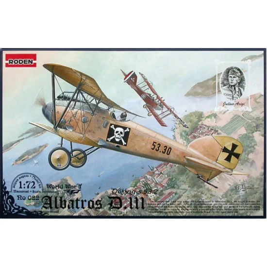 Roden 022 1/72 Albatros D.iii Oeffag S.53.2 German Biplane Wwi Model Kit