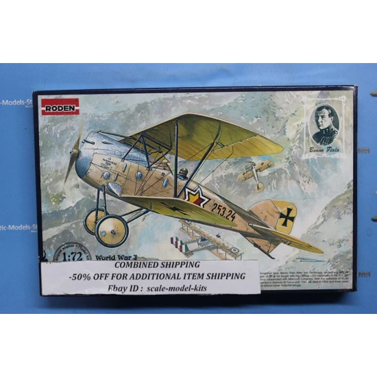 Roden 022 1/72 Albatros D.iii Oeffag S.53.2 German Biplane Wwi Model Kit