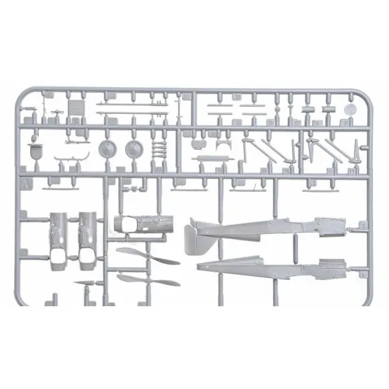 Roden 023 1/72 British Fighter Raf S.e.5a With Hispano Suza Wwi Plastic Model