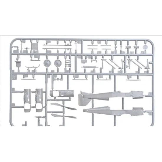 Roden 023 1/72 British Fighter Raf S.e.5a With Hispano Suza Wwi Plastic Model