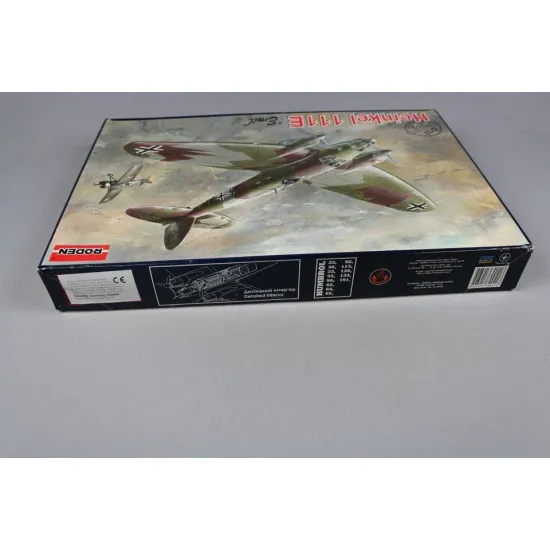 Roden 027 1/72 He-111e German Bomber Wwi Plastic Model Kit
