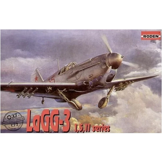 Roden 037 1/72 Lagg-3 1 5 11 Series Soviet Fighter Aircraft 1941 Wwii