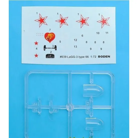 Roden 039 1/72 Lagg-3 66 Series Aircraft Wwi Soviet Fighter Monoplane