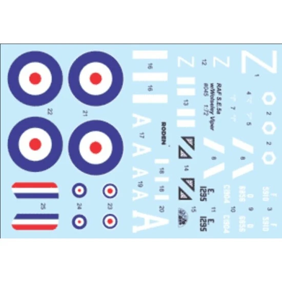 Roden 045 1/72 Raf S.e.5a With Wolseley Viper British Figter-biplane 1917