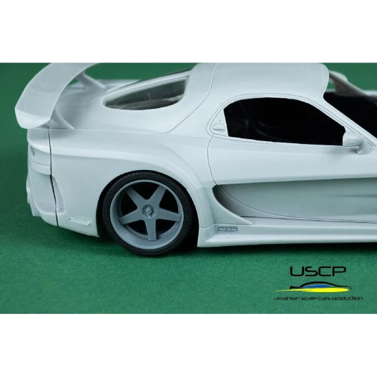 Uscp 24t066 1/24 Mazda Rx-7 Veilside Fortune F/F Resin Model Kit For Tamiya