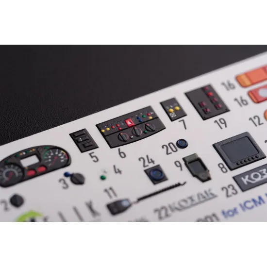 Kelik K35022 1/35 Kozak-001 Ukrainian Mrap 3d Decals For Icm Kit