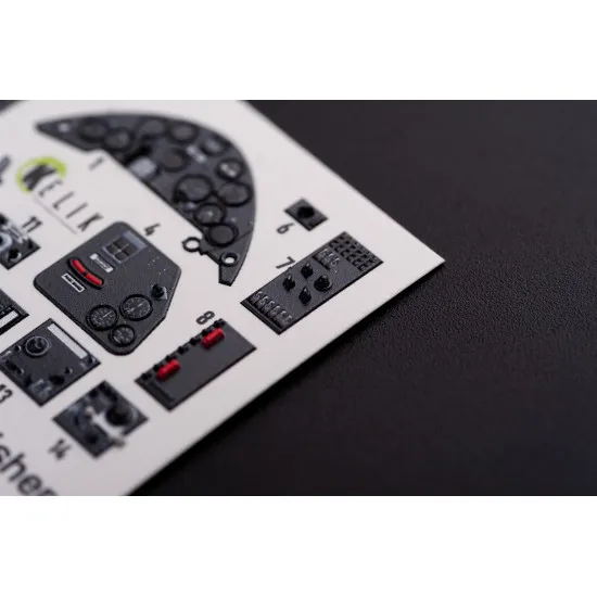 Kelik K32018 1/32 Os2u Kingfisher Interior 3d Decal For Kitty Hawk Zimi Models Kit