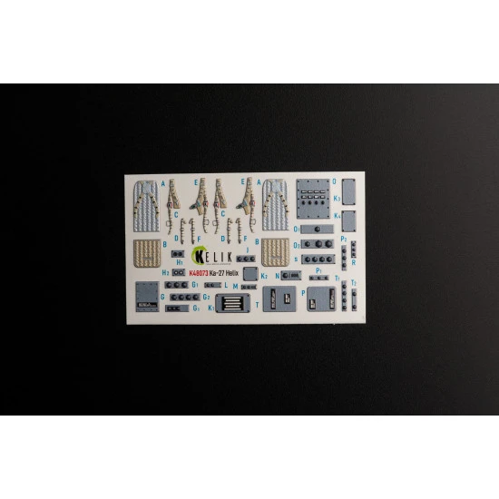 Kelik K48073 1/48 Ka 27 Helix Interior 3d Decals For Hobbyboss Kit