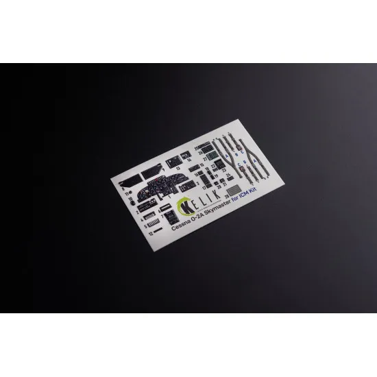 Kelik K48079 1/48 O 2a Skymaster Interior 3d Decals Small Version For Icm Kit