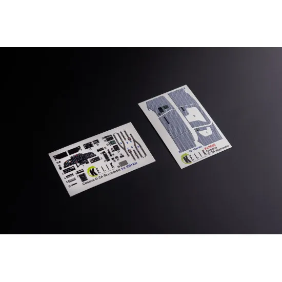 Kelik K48080 1/48 O 2a Skymaster Interior 3d Decals Grey Decoration Type For Icm Kit