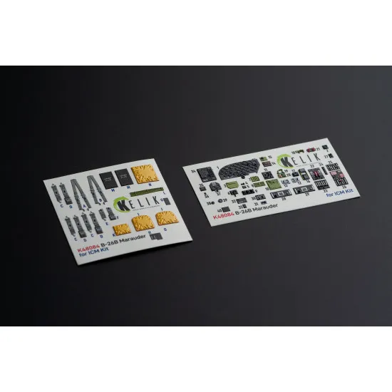 Kelik K48084 1/48 B 26b Marauder Interior 3d Decals For Icm Kit