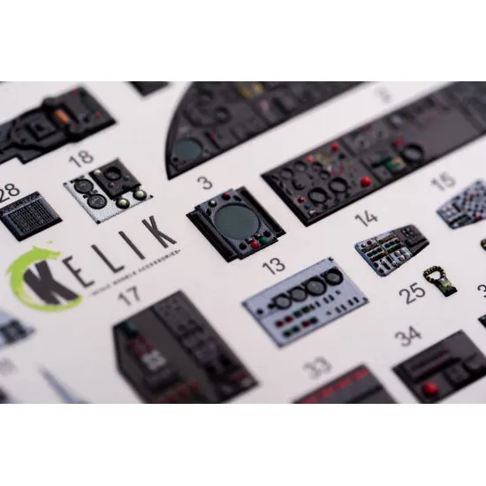 Kelik K72065 1/72 Handley Page Victor B Mk2 Interior 3d Decals For Airfix Kit