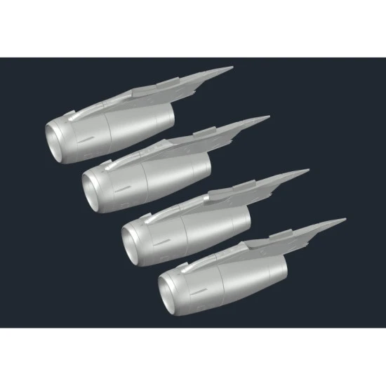 Laci 200019 1/200 Iae V2500 A5 For Airbus A320 Early And Late Pylons For Hasegawa