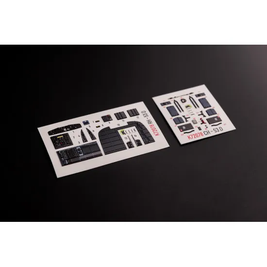 Kelik K72078 1/72 Ch 53d Sea Stallion Interior 3d Decals For Fujimi Academy Kit